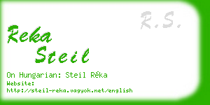 reka steil business card